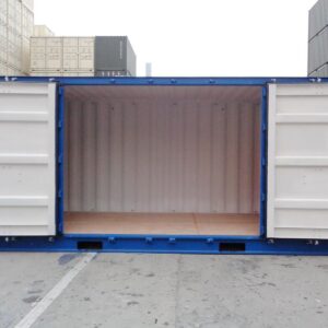 20ft High Cube One-Trip Open Side Container — Blue — New