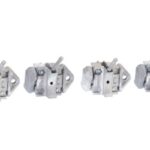 Container Twist Locks – Set of 4, Galvanised Cast Steel