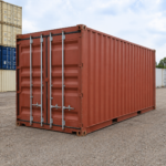 20ft Used Shipping Container – 8ft x 8.5ft – Wind and Watertight – Brick Red
