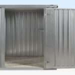 2m Flat Pack Store (Galvanised) Features
