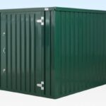 3m Flat Pack Storage Container – New – Green