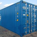 45ft Used High Cube Shipping Container – Wind & Watertight – Blue