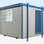 10ft x 10ft Jackleg Cabin Site Cabin – New – Goosewing Grey