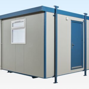 10ft x 10ft Jackleg Cabin Site Cabin – New – Goosewing Grey