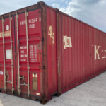 45ft Used High Cube Wind and Watertight Shipping Container – Red