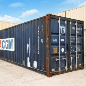 40ft Used Standard Wind and Watertight Shipping Container – Blue
