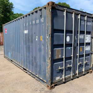 Blue 20ft Used Shipping Container – Wind & Watertight